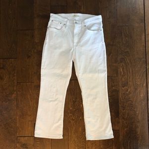 Madewell Cali Demi Boot jeans white 30